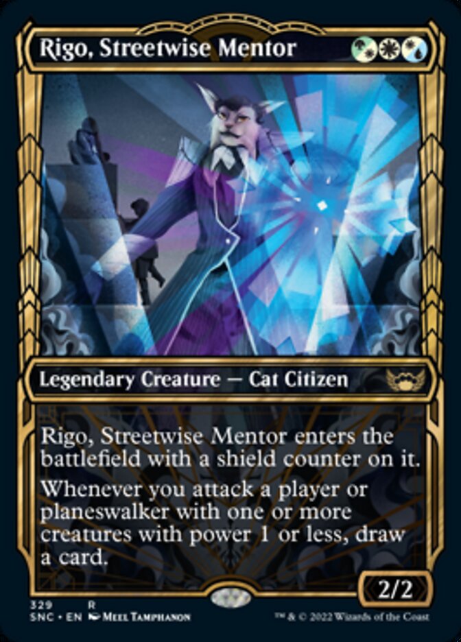 Rigo, Streetwise Mentor (Showcase Golden Age) [Streets of New Capenna] | Game Master's Emporium (The New GME)