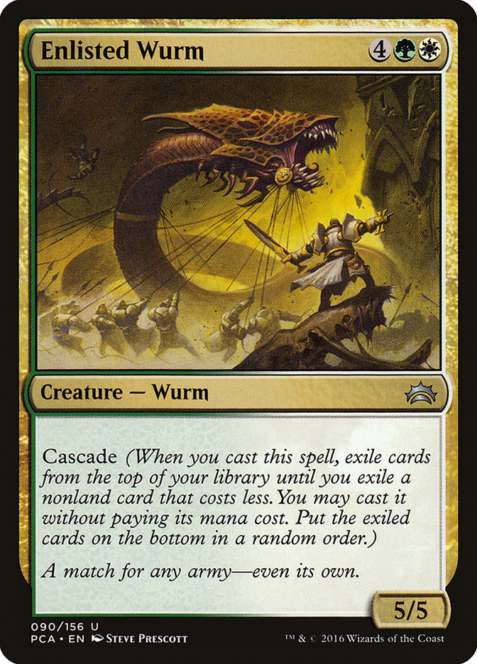 Enlisted Wurm [Planechase Anthology] | Game Master's Emporium (The New GME)
