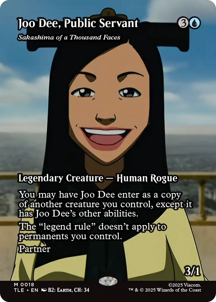 Joo Dee, Public Servant - Sakashima of a Thousand Faces (Borderless) [Avatar: The Last Airbender: Eternal-Legal] | Game Master's Emporium (The New GME)
