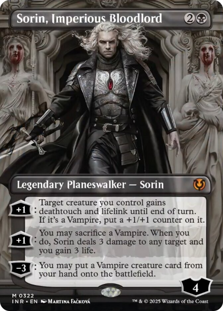 Sorin, Imperious Bloodlord (Borderless) [Innistrad Remastered] | Game Master's Emporium (The New GME)