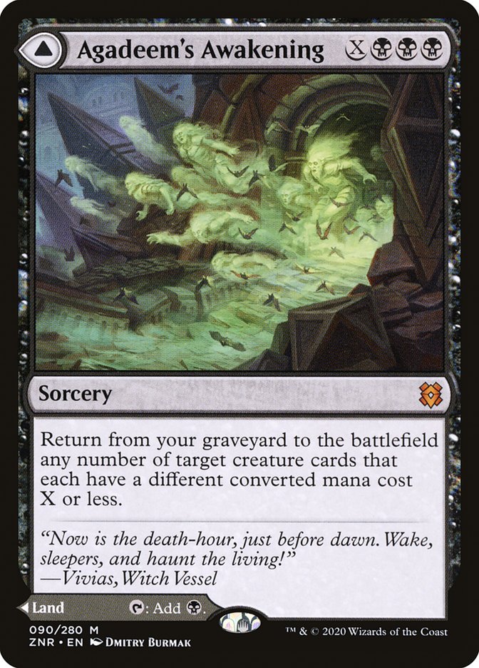 Agadeem's Awakening // Agadeem, the Undercrypt [Zendikar Rising] | Game Master's Emporium (The New GME)