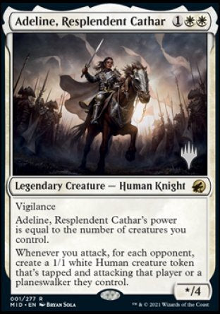Adeline, Resplendent Cathar (Promo Pack) [Innistrad: Midnight Hunt Promos] | Game Master's Emporium (The New GME)