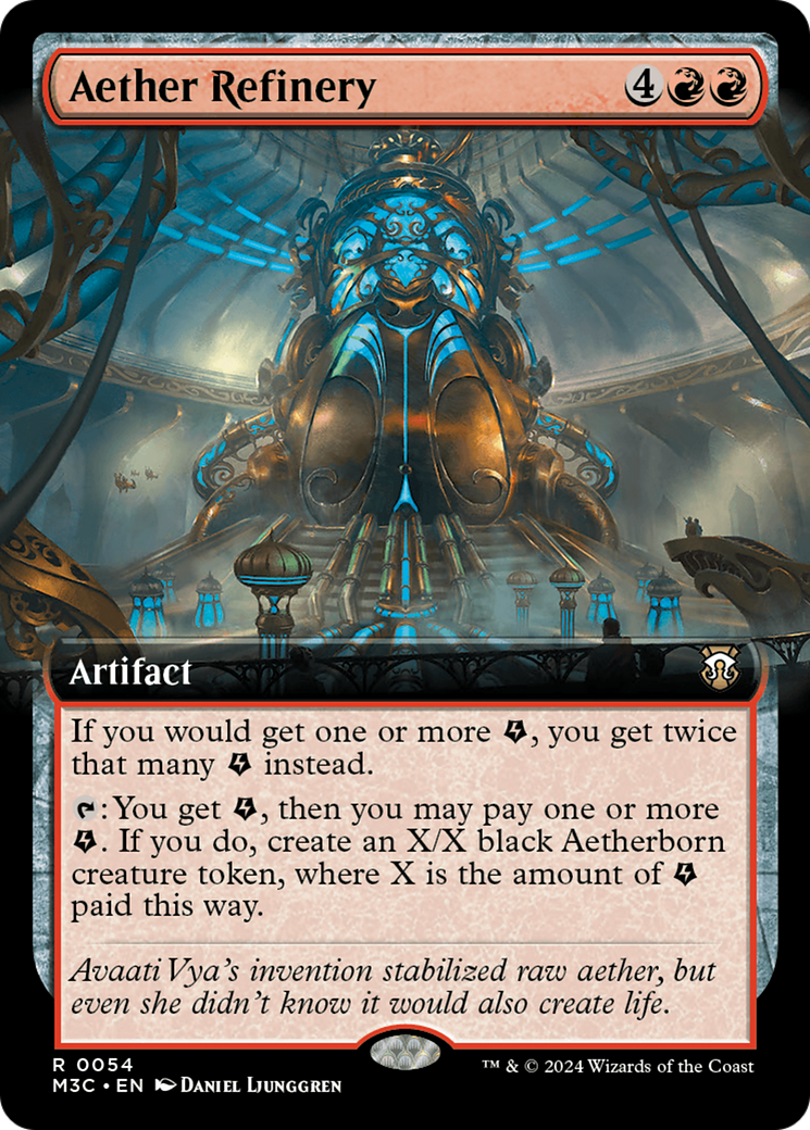 Aether Refinery (Extended Art) [Modern Horizons 3 Commander] | Game Master's Emporium (The New GME)