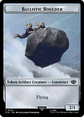Ballistic Boulder // Food (0022) Double-Sided Token (Surge Foil) [The Lord of the Rings: Tales of Middle-Earth Tokens] | Game Master's Emporium (The New GME)