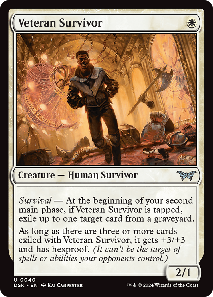 Veteran Survivor [Duskmourn: House of Horror] | Game Master's Emporium (The New GME)