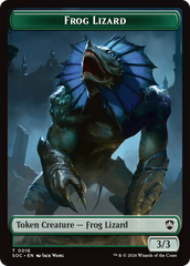 Food // Frog Lizard Double-Sided Token [Secrets of Strixhaven Commander Tokens] | Game Master's Emporium (The New GME)