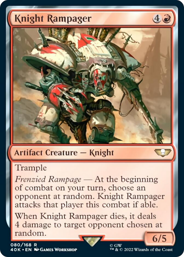 Knight Rampager [Warhammer 40,000] | Game Master's Emporium (The New GME)
