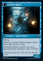 Overwhelmed Archivist // Archive Haunt [Innistrad: Midnight Hunt] | Game Master's Emporium (The New GME)