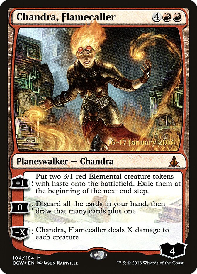 Chandra, Flamecaller [Oath of the Gatewatch Prerelease Promos] | Game Master's Emporium (The New GME)
