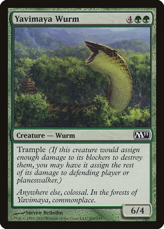 Yavimaya Wurm [Magic 2011] | Game Master's Emporium (The New GME)