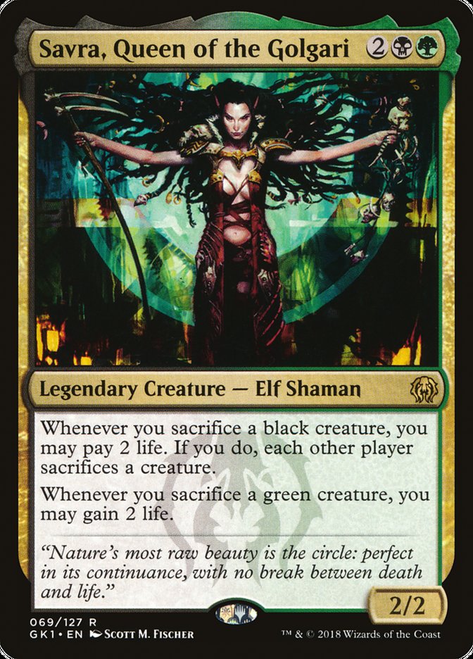 Savra, Queen of the Golgari [Guilds of Ravnica Guild Kit] | Game Master's Emporium (The New GME)