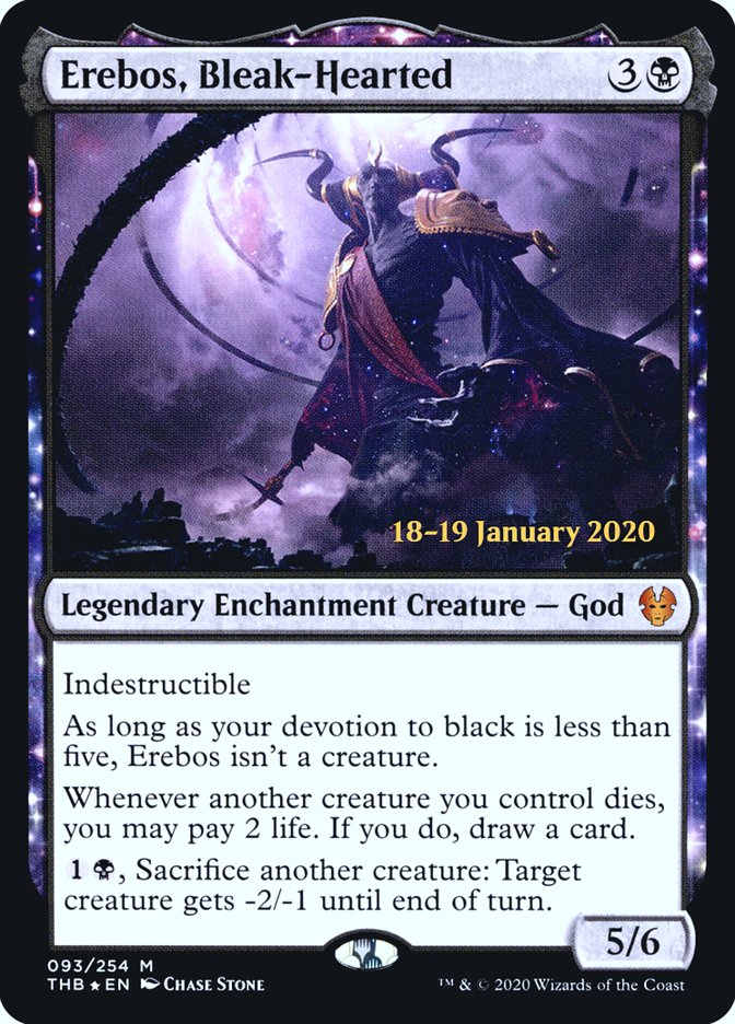 Erebos, Bleak-Hearted [Theros Beyond Death Prerelease Promos] | Game Master's Emporium (The New GME)