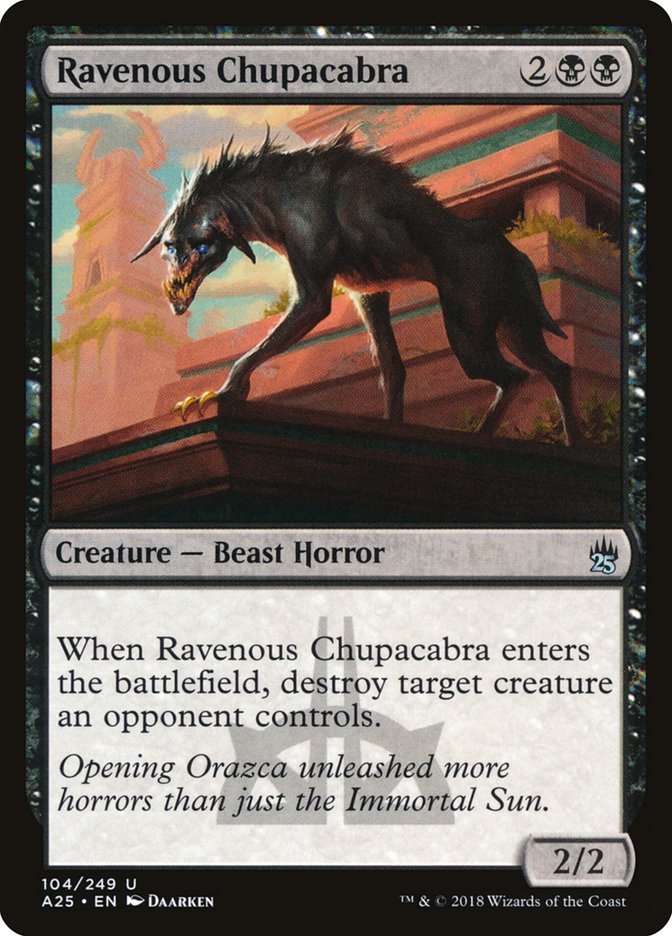 Ravenous Chupacabra [Masters 25] | Game Master's Emporium (The New GME)