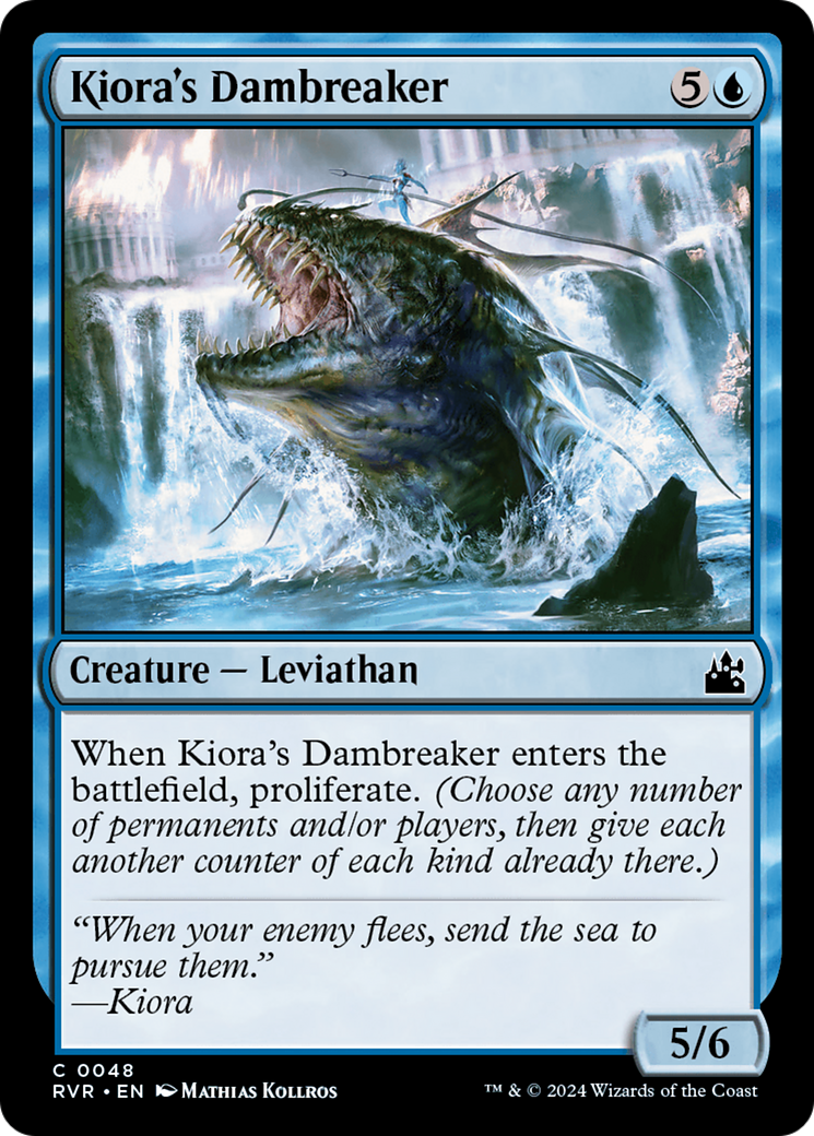 Kiora's Dambreaker [Ravnica Remastered] | Game Master's Emporium (The New GME)