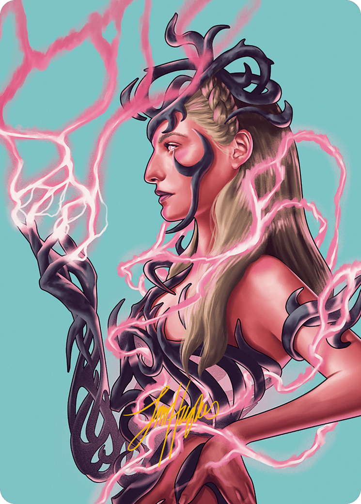 Breya, Etherium Shaper Art Card (Gold-Stamped Signature) [Modern Horizons 3 Art Series] | Game Master's Emporium (The New GME)