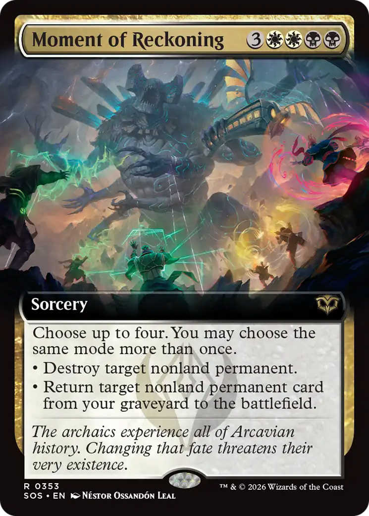 Moment of Reckoning (Extended Art) [Secrets of Strixhaven] | Game Master's Emporium (The New GME)