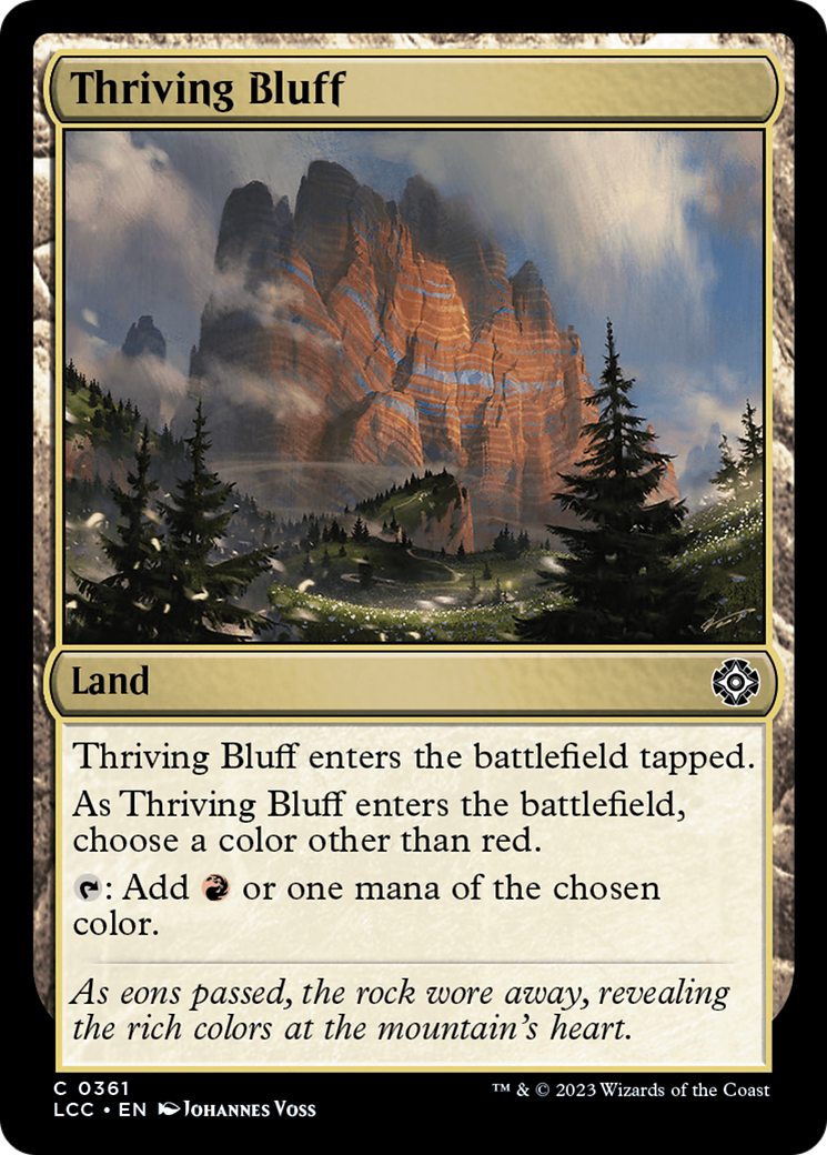 Thriving Bluff [The Lost Caverns of Ixalan Commander] | Game Master's Emporium (The New GME)