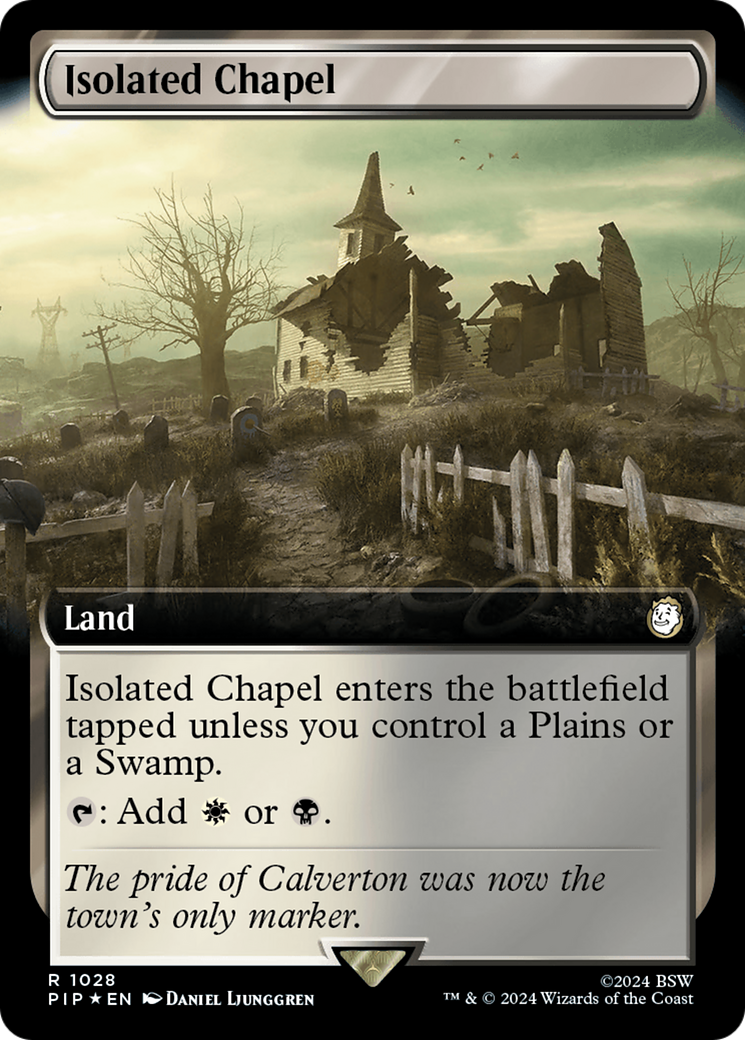 Isolated Chapel (Extended Art) (Surge Foil) [Fallout] | Game Master's Emporium (The New GME)