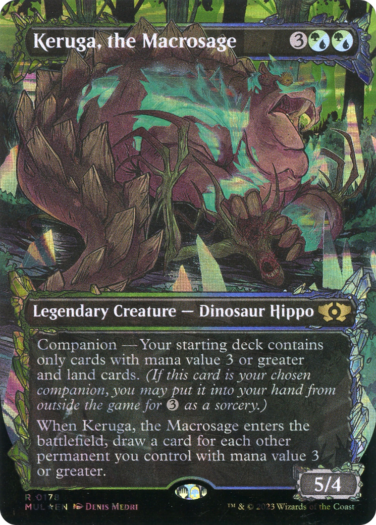 Keruga, the Macrosage (Halo Foil) [Multiverse Legends] | Game Master's Emporium (The New GME)
