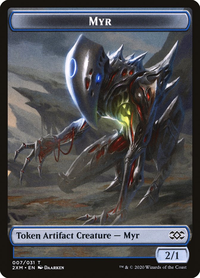Myr Token (007/031) [Double Masters Tokens] | Game Master's Emporium (The New GME)