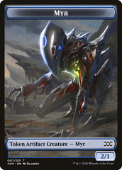Eldrazi Spawn // Myr (007) Double-Sided Token [Double Masters Tokens] | Game Master's Emporium (The New GME)