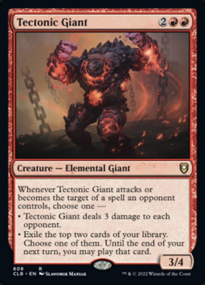 Tectonic Giant [Commander Legends: Battle for Baldur's Gate] | Game Master's Emporium (The New GME)