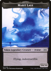 Demon // Marit Lage Double-Sided Token [Double Masters Tokens] | Game Master's Emporium (The New GME)