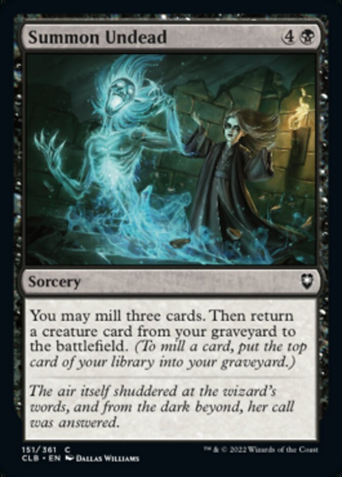 Summon Undead [Commander Legends: Battle for Baldur's Gate] | Game Master's Emporium (The New GME)
