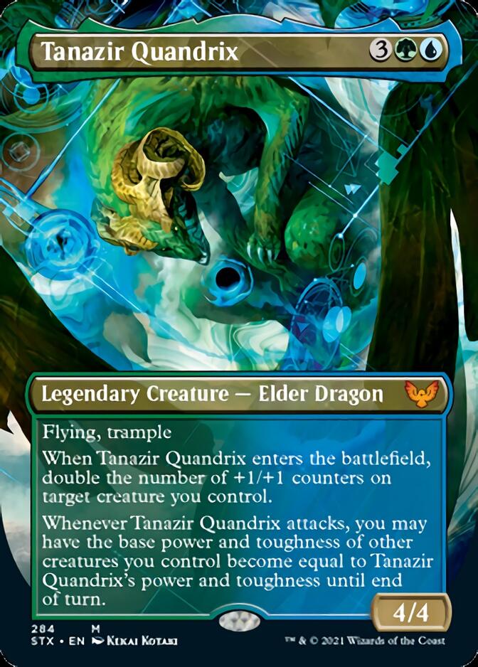 Tanazir Quandrix (Borderless Alternate Art) [Strixhaven: School of Mages] | Game Master's Emporium (The New GME)