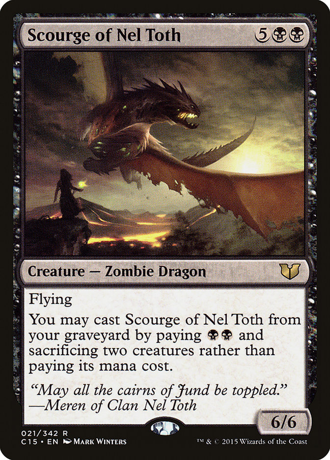 Scourge of Nel Toth [Commander 2015] | Game Master's Emporium (The New GME)
