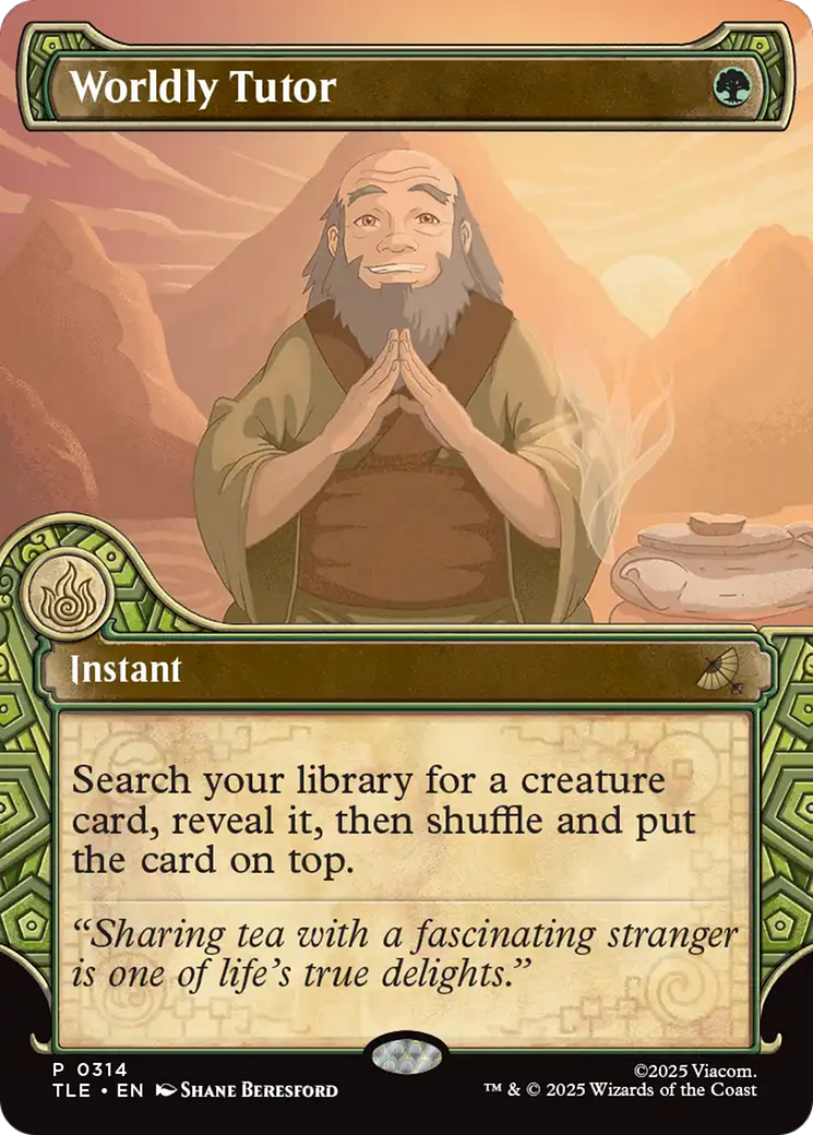 Worldly Tutor (Showcase) [Avatar: The Last Airbender: Eternal-Legal] | Game Master's Emporium (The New GME)