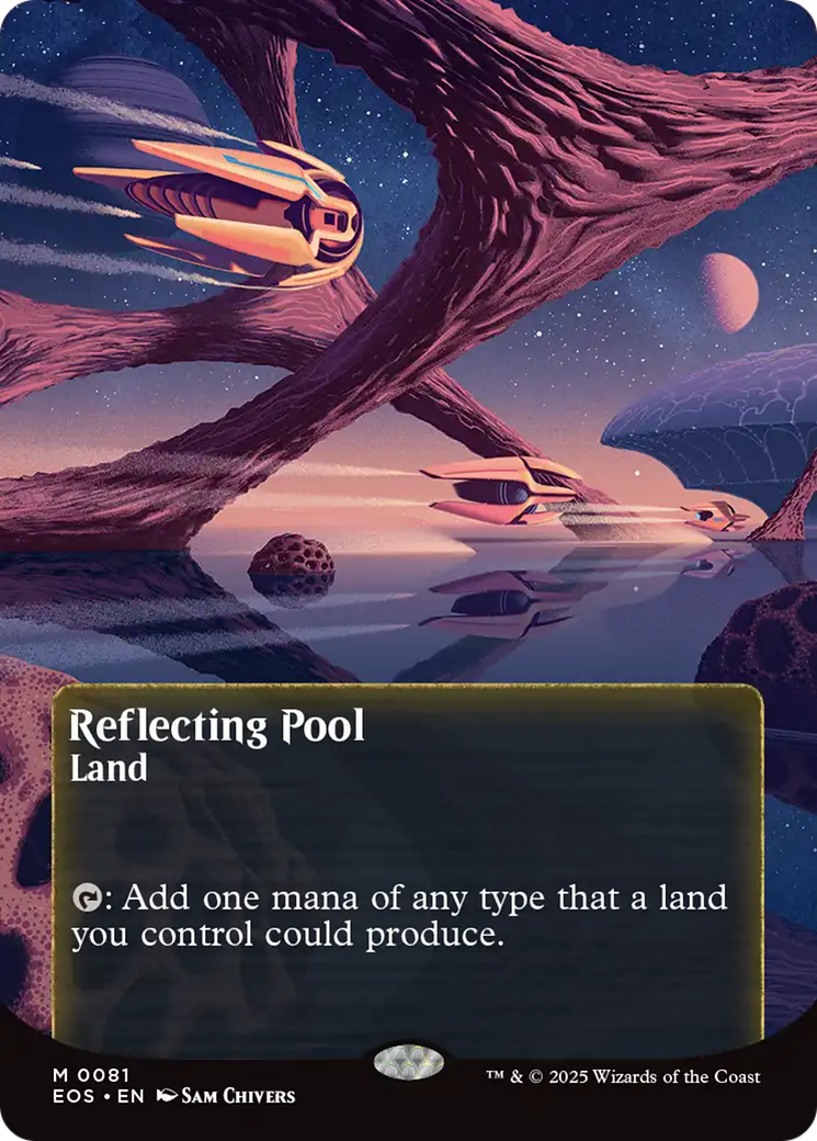 Reflecting Pool (0081) (Borderless) [Edge of Eternities: Stellar Sights] | Game Master's Emporium (The New GME)