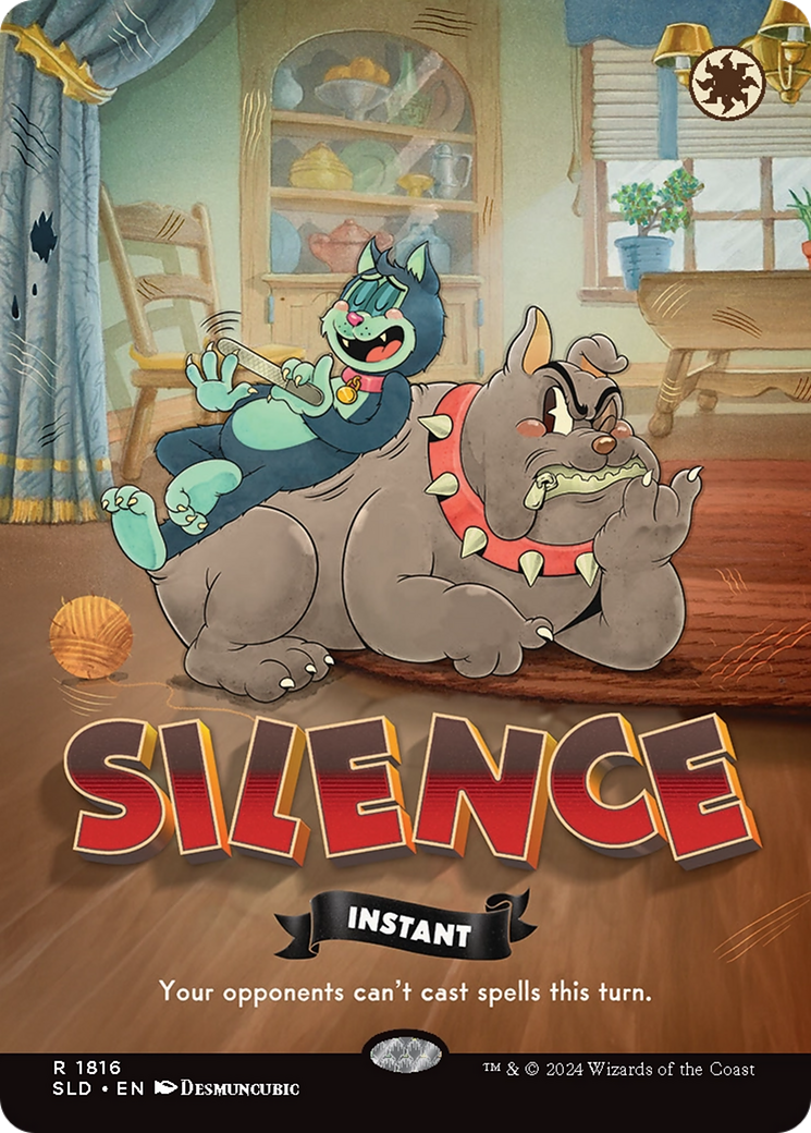 Silence (1816) (Rainbow Foil) [Secret Lair Drop Series] | Game Master's Emporium (The New GME)