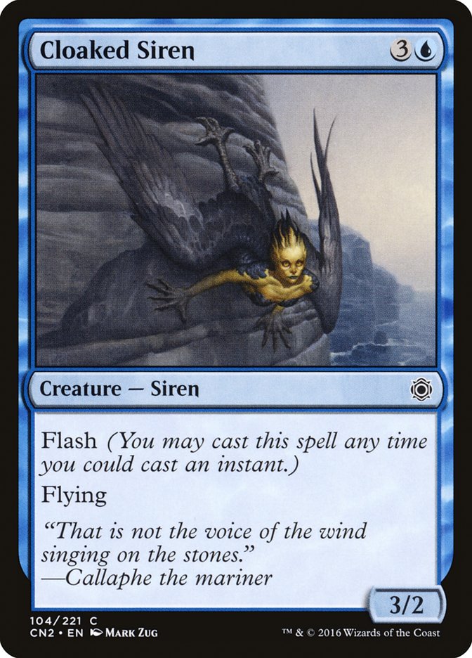 Cloaked Siren [Conspiracy: Take the Crown] | Game Master's Emporium (The New GME)