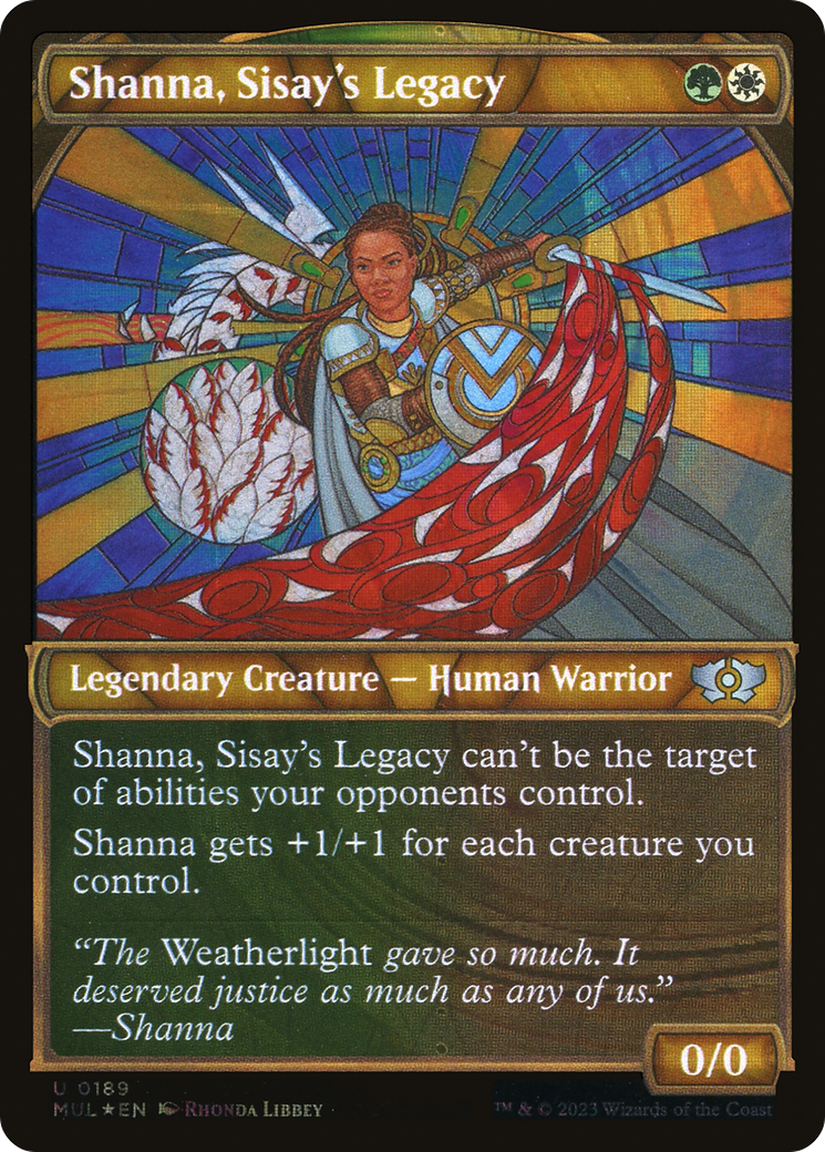 Shanna, Sisay's Legacy (Halo Foil) [Multiverse Legends] | Game Master's Emporium (The New GME)