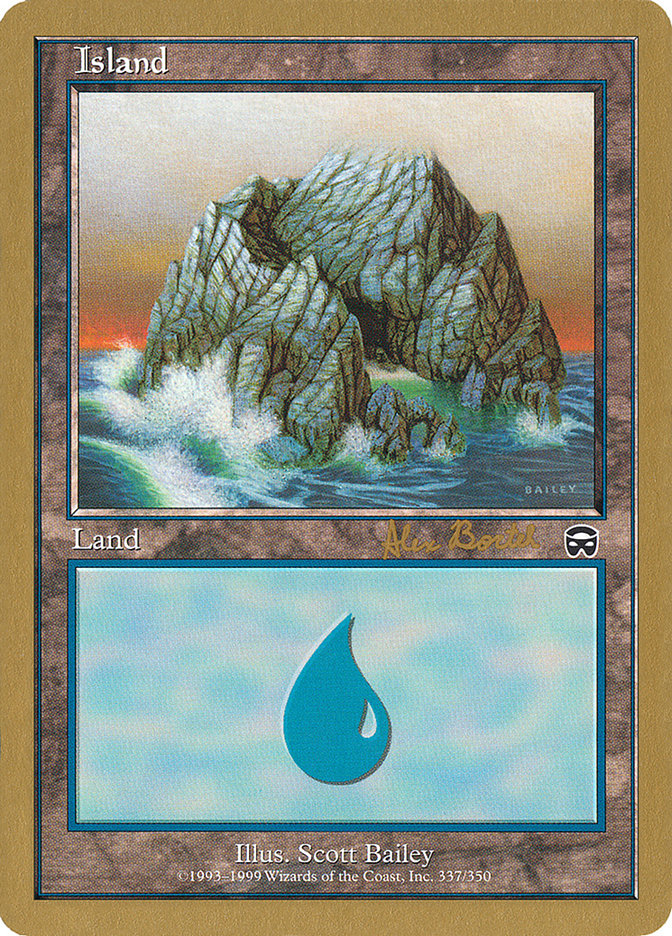 Island (ab337a) (Alex Borteh) [World Championship Decks 2001] | Game Master's Emporium (The New GME)