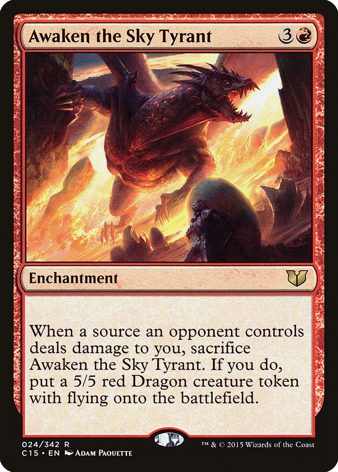 Awaken the Sky Tyrant [Commander 2015] | Game Master's Emporium (The New GME)