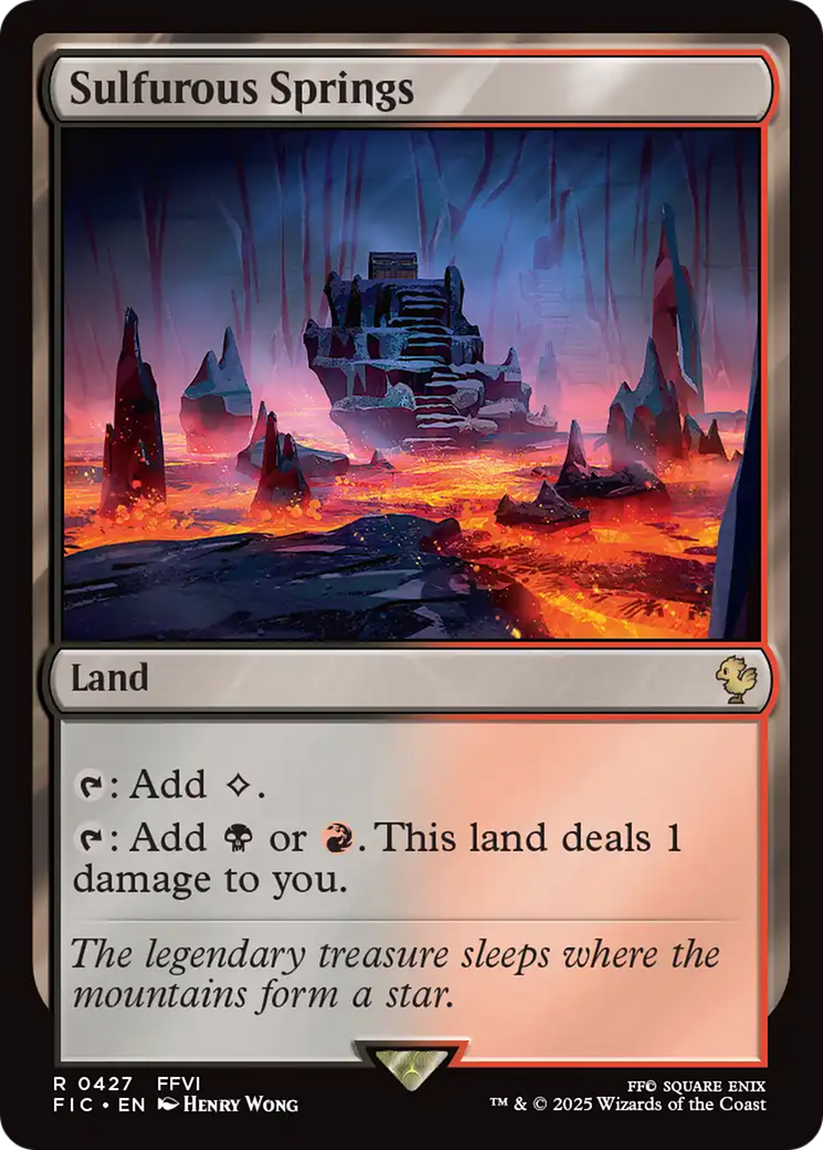 Sulfurous Springs [FINAL FANTASY Commander] | Game Master's Emporium (The New GME)