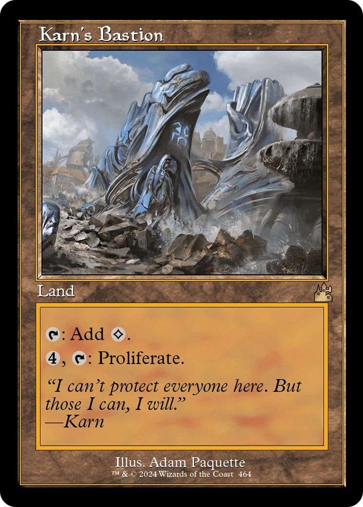 Karn's Bastion (Retro Frame) [Ravnica Remastered] | Game Master's Emporium (The New GME)