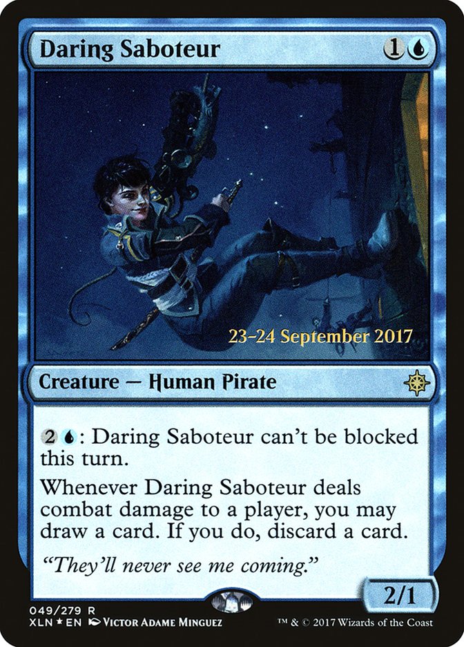 Daring Saboteur [Ixalan Prerelease Promos] | Game Master's Emporium (The New GME)