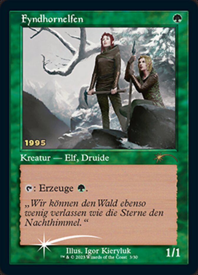 Fyndhornelfen (Fyndhorn Elves) [30th Anniversary Promos] | Game Master's Emporium (The New GME)