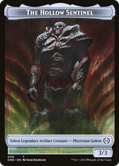 Phyrexian Mite (012) // The Hollow Sentinel Double-Sided Token [Phyrexia: All Will Be One Tokens] | Game Master's Emporium (The New GME)