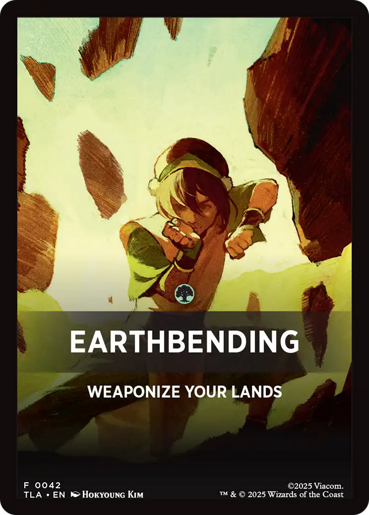 Earthbending Theme Card (0042) [Avatar: The Last Airbender Tokens] | Game Master's Emporium (The New GME)
