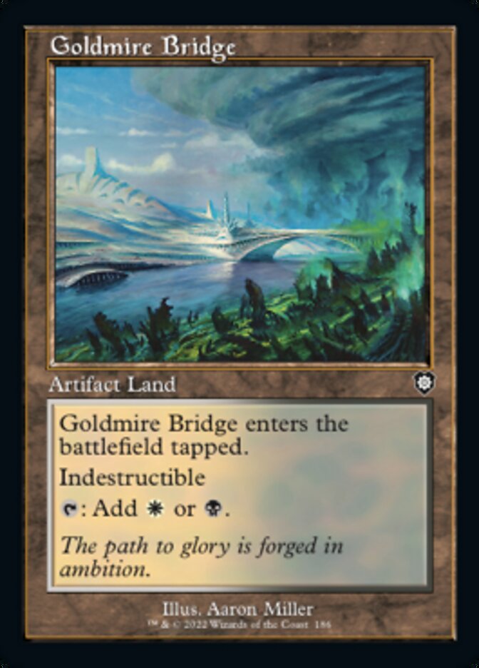 Goldmire Bridge (Retro) [The Brothers' War Commander] | Game Master's Emporium (The New GME)