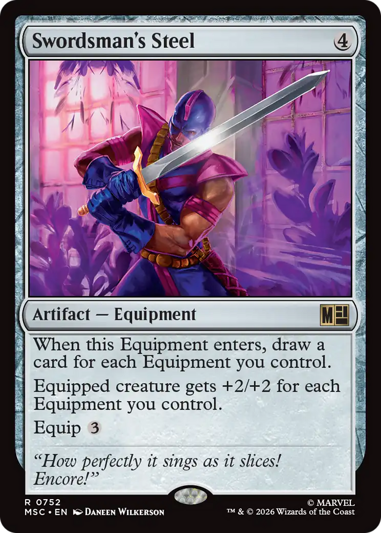 Swordsman's Steel [Marvel Super Heroes Commander] | Game Master's Emporium (The New GME)