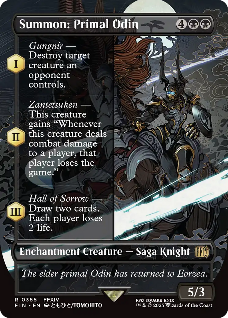 Summon: Primal Odin (Borderless) [FINAL FANTASY] | Game Master's Emporium (The New GME)
