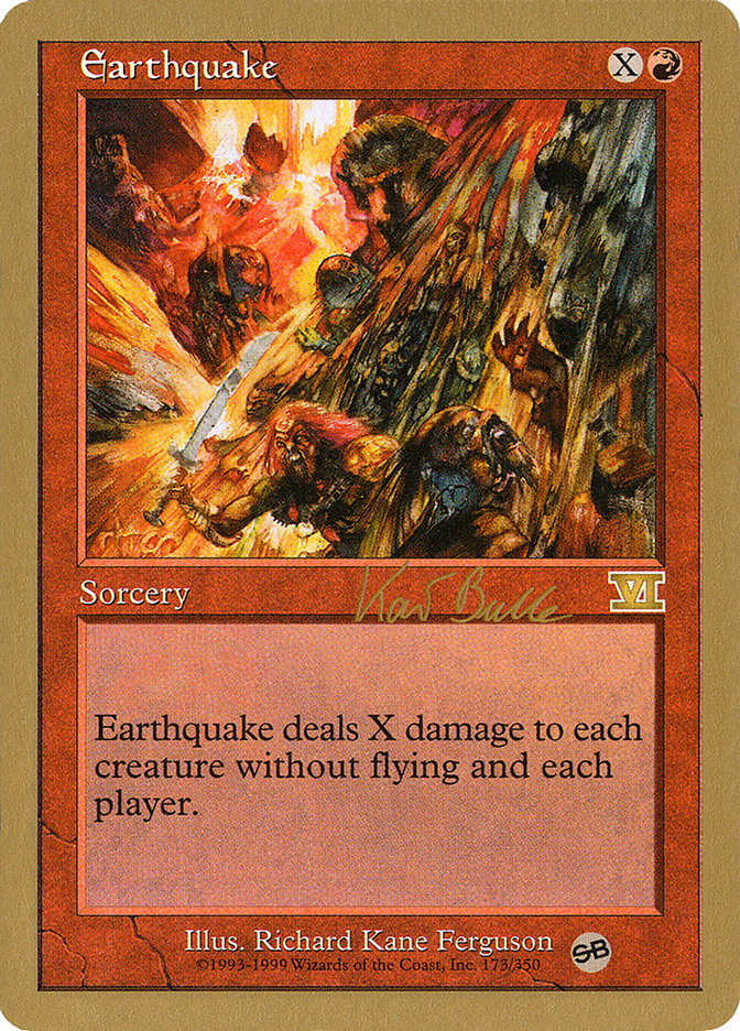 Earthquake (Kai Budde) (SB) [World Championship Decks 1999] | Game Master's Emporium (The New GME)