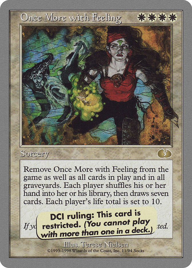 Once More with Feeling [Unglued] | Game Master's Emporium (The New GME)
