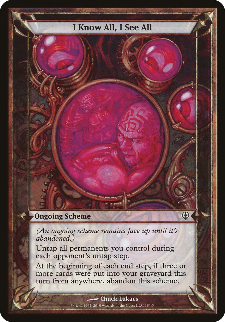 I Know All, I See All (Schemes) [Archenemy Schemes] | Game Master's Emporium (The New GME)
