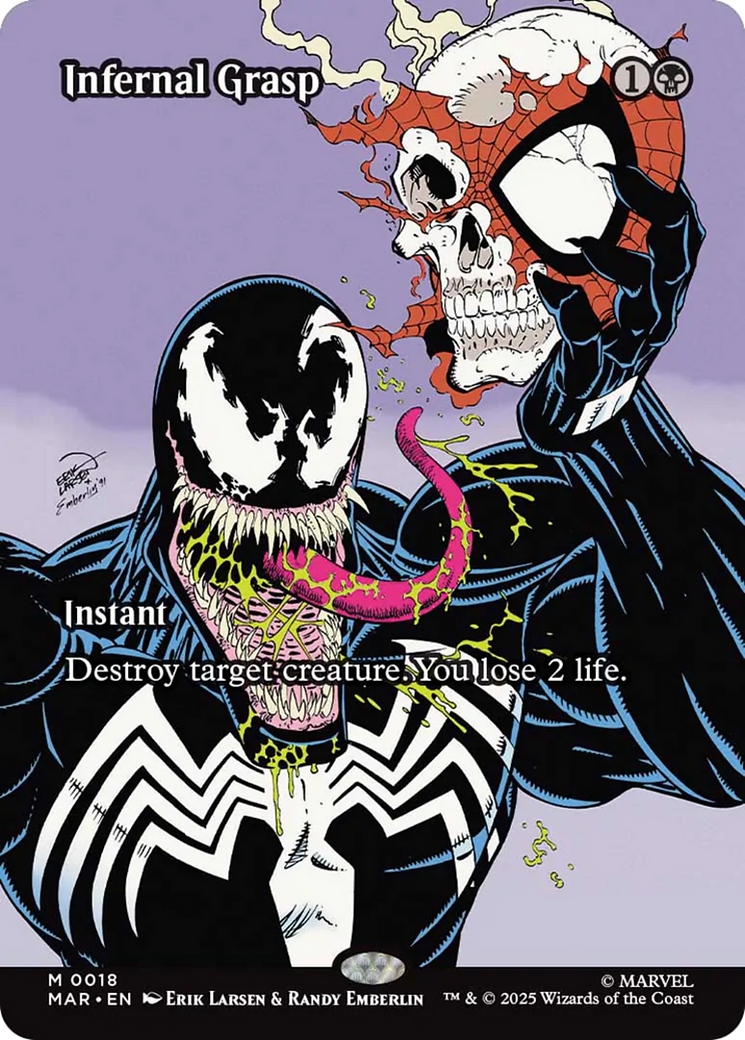 Infernal Grasp (Borderless) [Marvel's Spider-Man: Eternal-Legal] | Game Master's Emporium (The New GME)